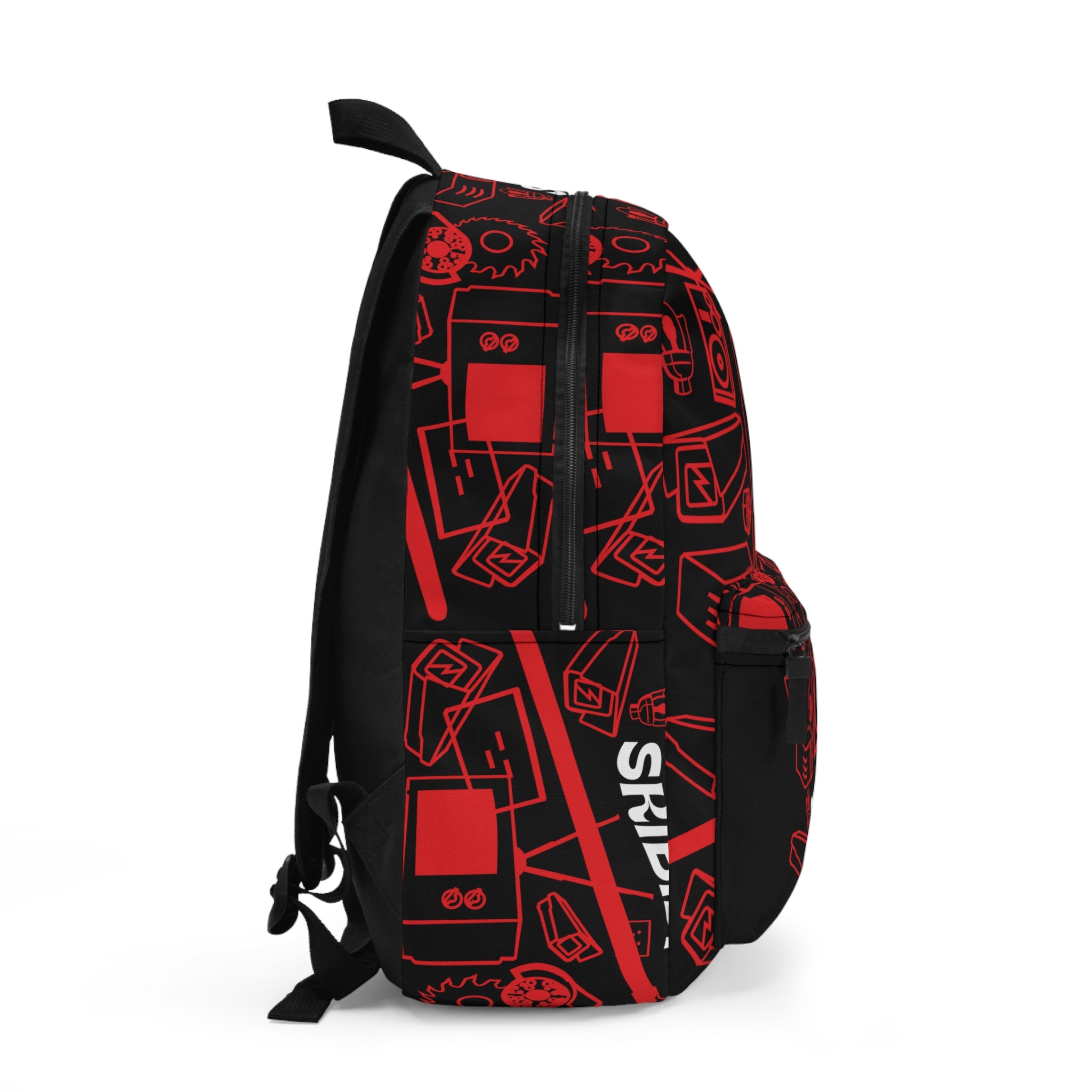 Skibidi Workshop Black/Red Backpack