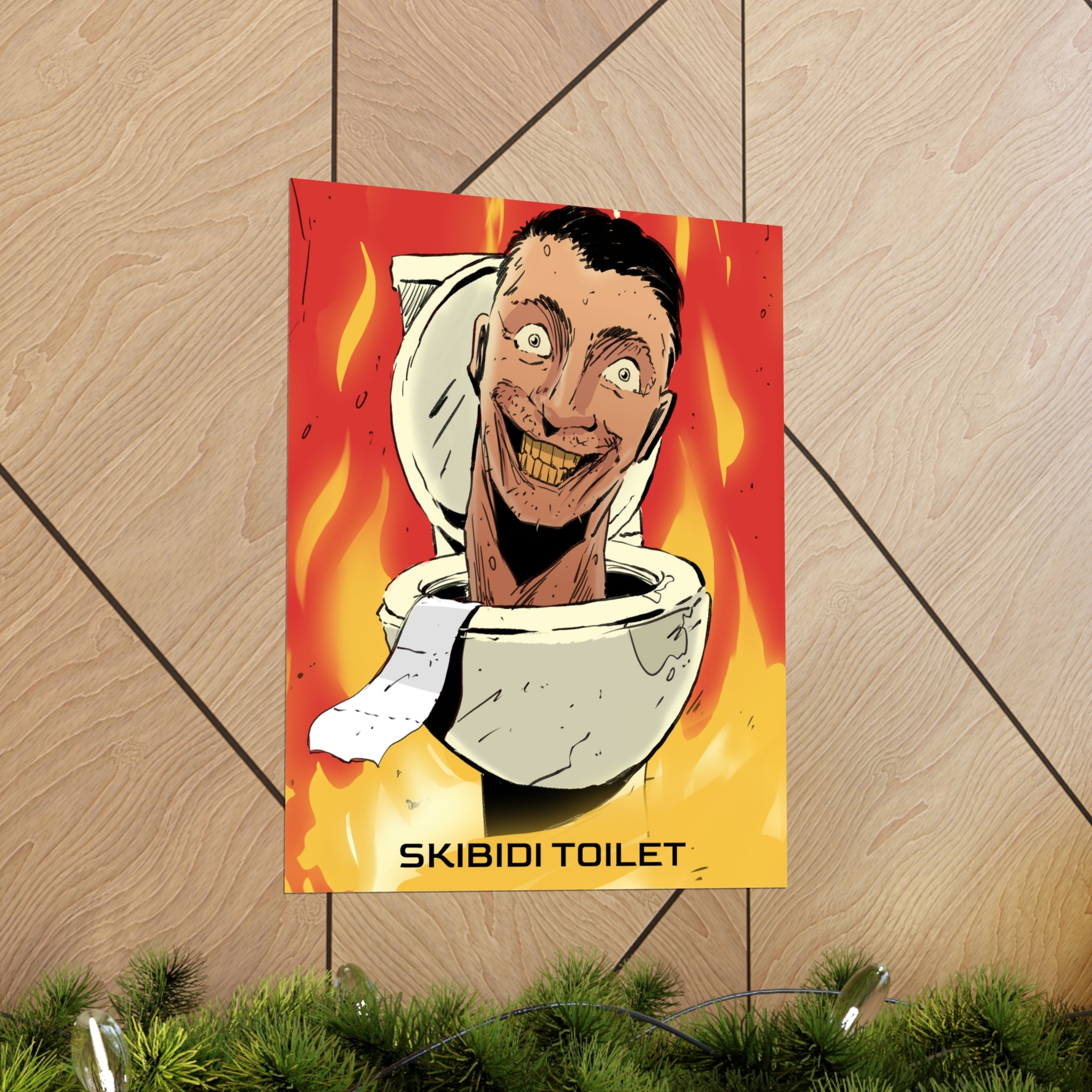 Skibidi Toilet - Yes! Yes! Logo Poster
