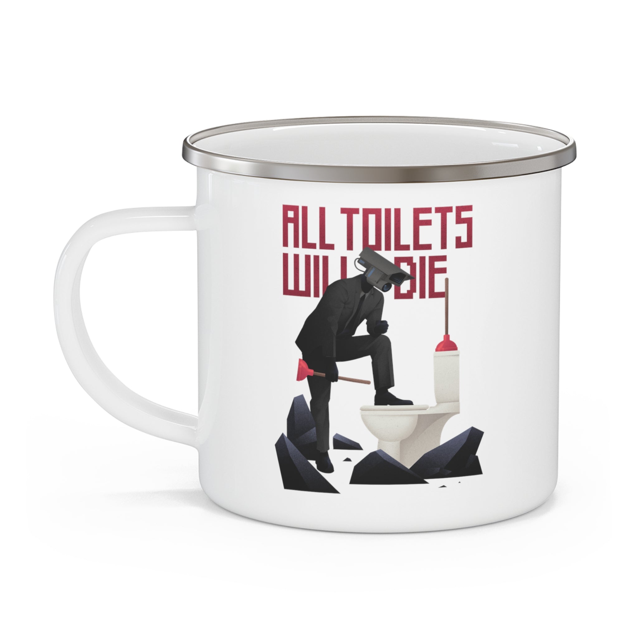 Plungerman - All Toilets Camping Mug