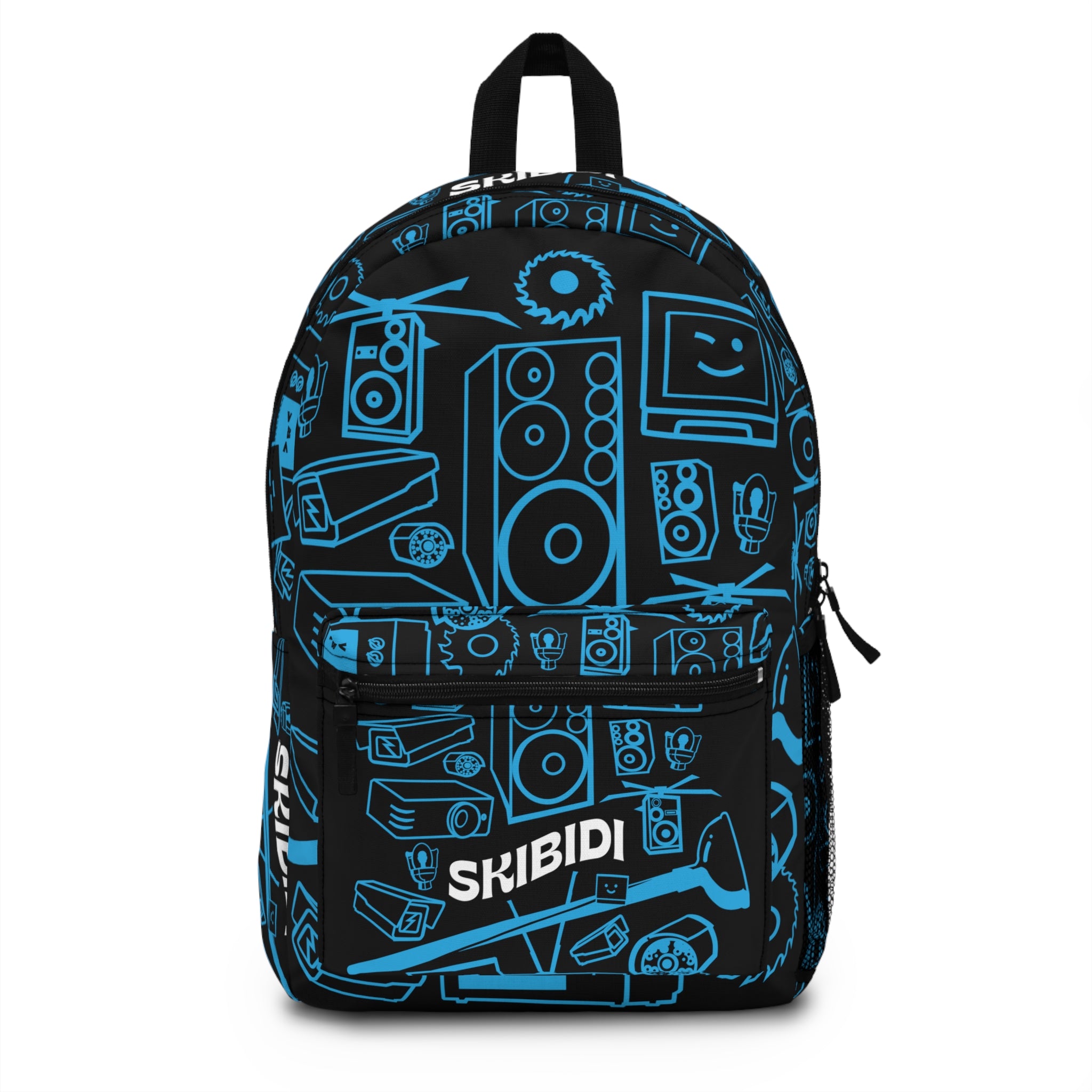 Skibidi Workshop Black/Blue Backpack