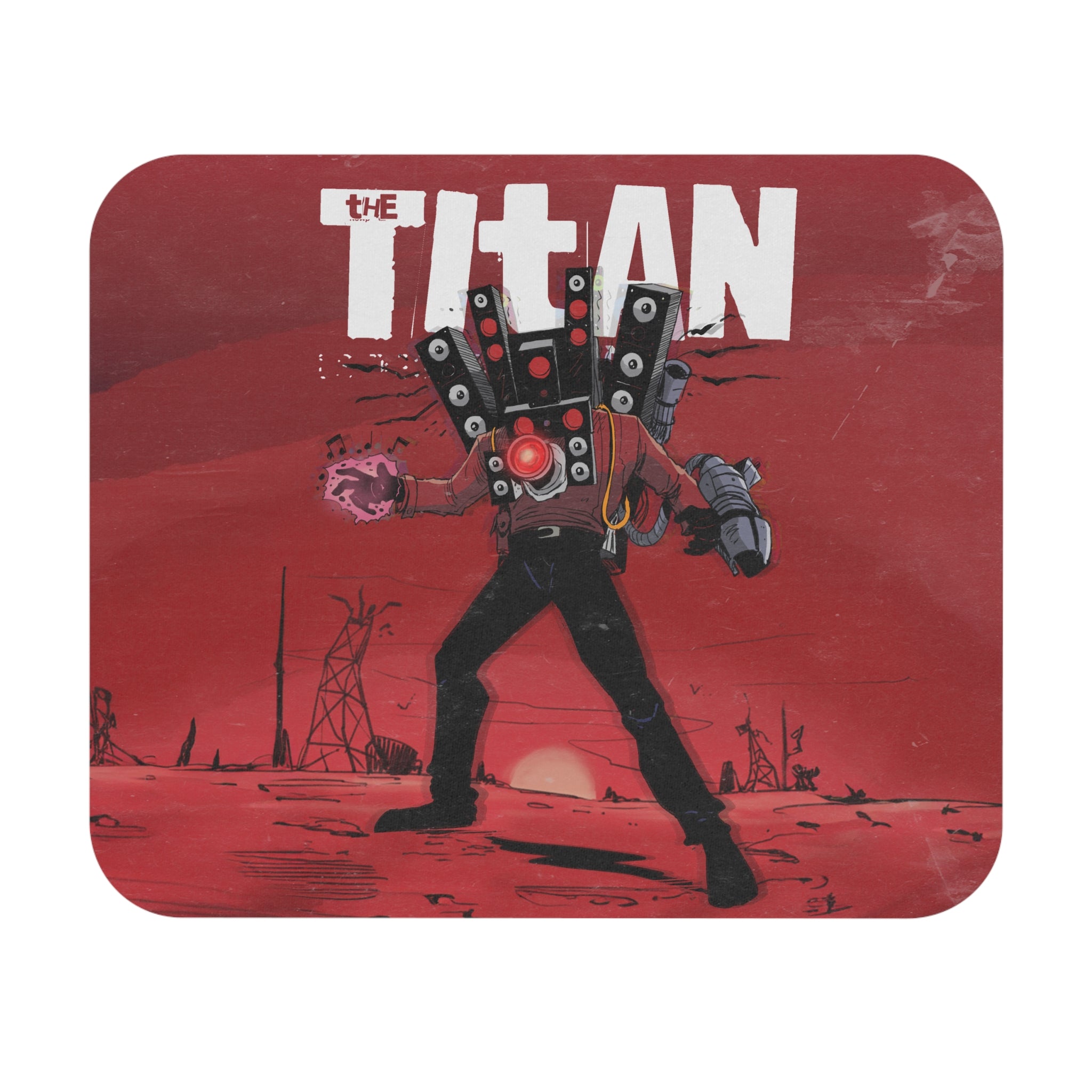 Titan Speakerman - High Voltage Mouse Pad