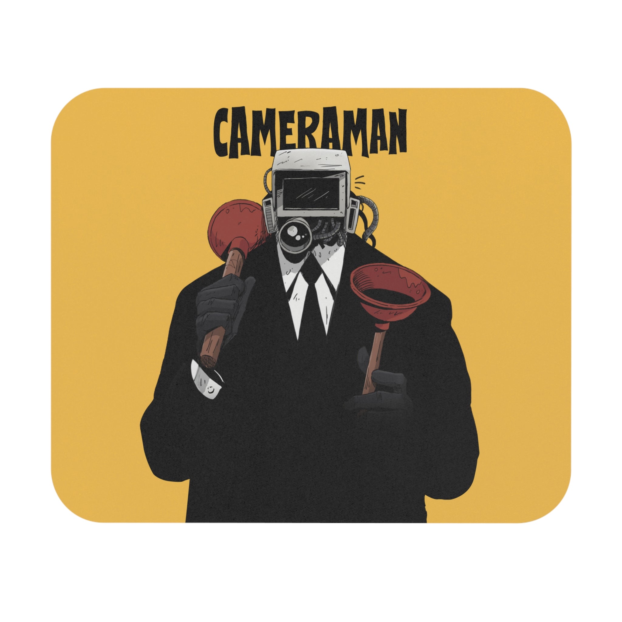 Cameraman - Comic Mouse Pad